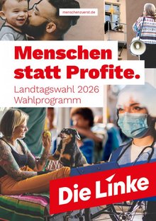 Coverbild Landtagswahlprogramm 2026